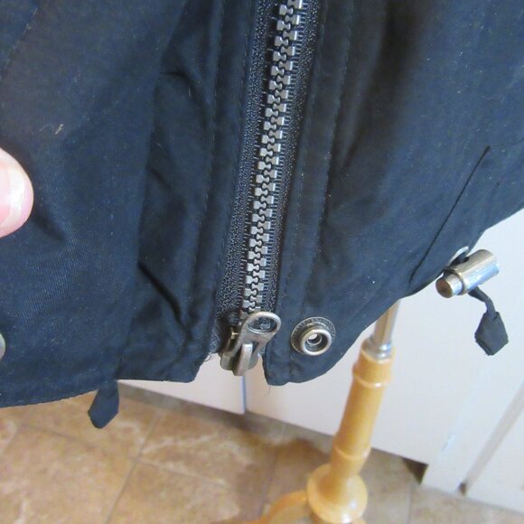 Vintage Towne by London Fog Hooded Jacket Petite M - Picture 4 of 12